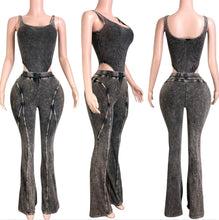 Load image into Gallery viewer, IT GURL BLACK ACID PANTS SET