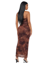 Load image into Gallery viewer, Strapless Floral Print Summer Dress
