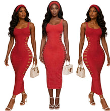 Load image into Gallery viewer, SEXYYY MAMII CUT OUT RED ACID DRESS
